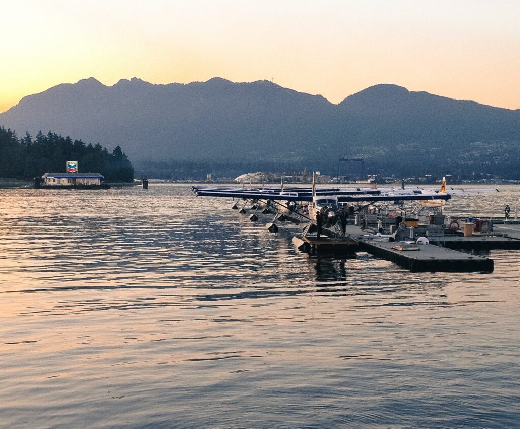 Float planes in Vancouver