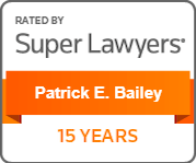Patrick Bailey - 15 Years Super Lawyers Badge